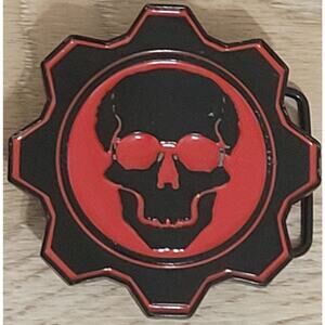 Gears Of War Promo Belt Buckle Omen Emblem Gamer Cosplay 2007 Epic Games .QRT743